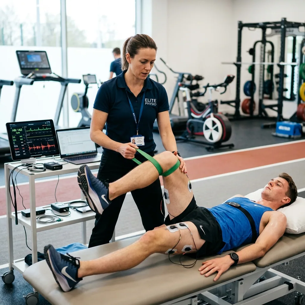 Sports injury rehabilitation session